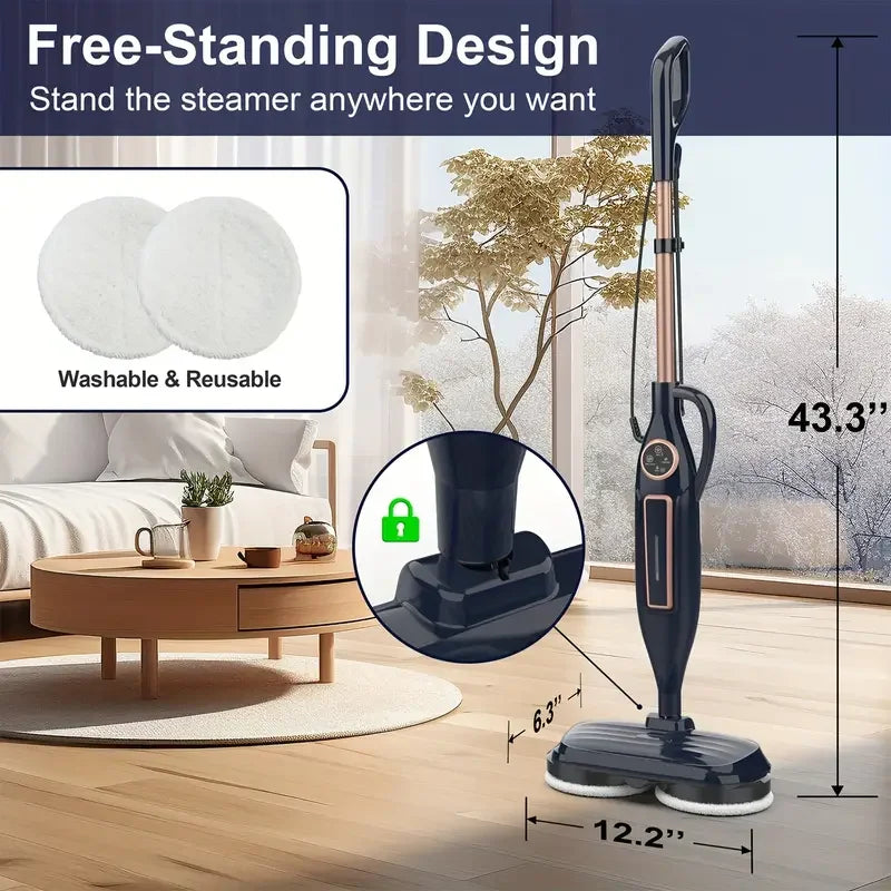 Steam Mop Cleaner with Rotating Mop