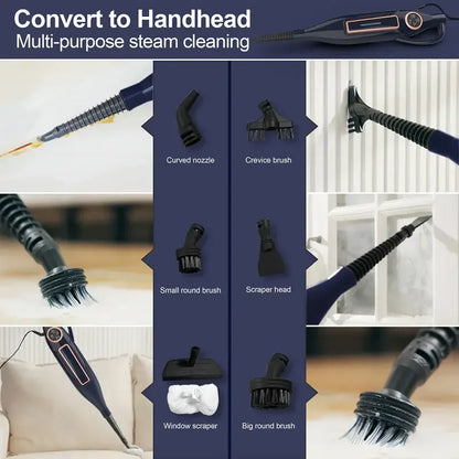 Steam Mop Cleaner with Rotating Mop